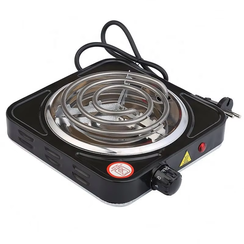 Electric Stove For Cooking - Hot Plate Heat Up In Just 2 mins - Easy to Clean -Metal Body