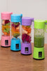 Rechargeable Portable Mini Juicer Blender – 6 Blades, 380ml Outdoor Juicing Cup [Random Color] With Box