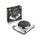 Electric Stove with Independent Controls, Overheat Protection, and Easy-to-Clean Design - double