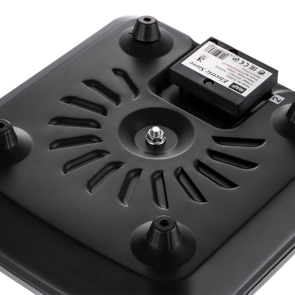 Electric Stove with Independent Controls, Overheat Protection, and Easy-to-Clean Design - double