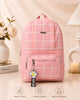 Premium Grid Design Backpack for Students | Lightweight School & College Bag - Black