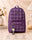 Premium Grid Design Backpack for Students | Lightweight School & College Bag - Black