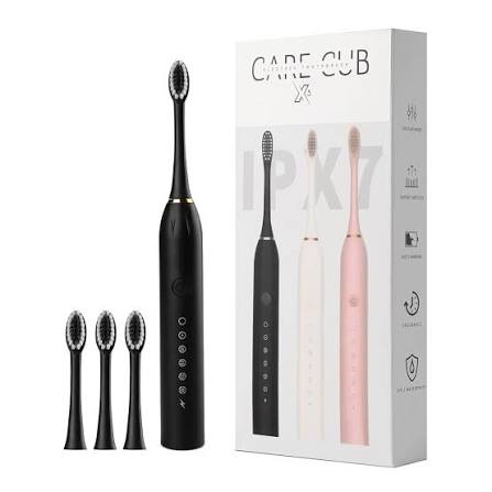 Rechargeable Electric Toothbrush With 2 Extra Heads | USB Charging Rechargeable Total Washable Electronic Whitening Teeth Brush for Oral Care | Teethbrush