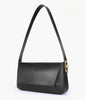 Elegant Flap Shoulder Purse - Black