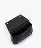 Elegant Flap Shoulder Purse - Black