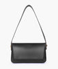 Elegant Flap Shoulder Purse - Black
