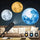 USB Flexible Moon & Earth Projection Light with 6 lenses