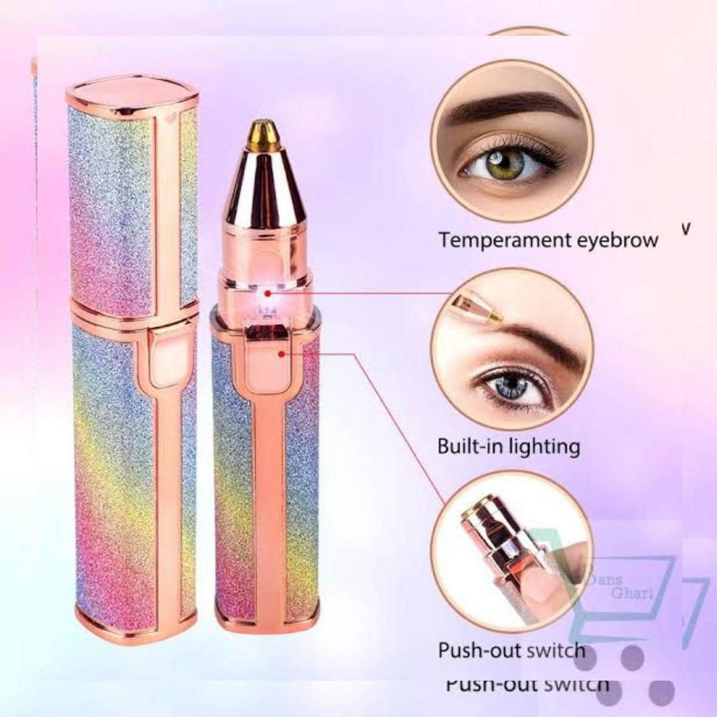 Flawless 2-in-1 USB Rechargeable Eyebrow Trimmer & Shaver (HX-203B)