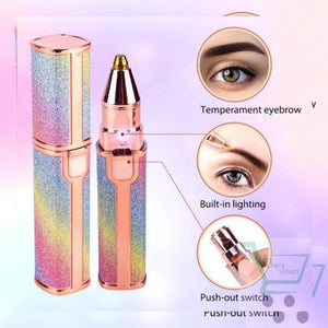 Flawless 2-in-1 USB Rechargeable Eyebrow Trimmer & Shaver (HX-203B)
