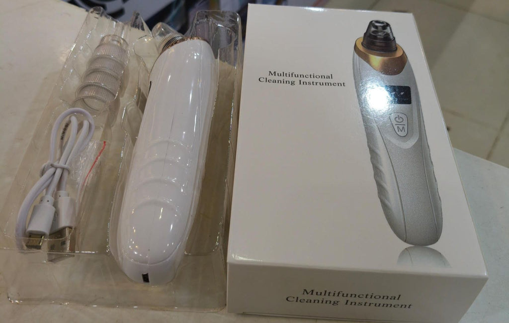 Electric Blackhead Remover | Vacuum Acne & Pore Cleaner | 5 Heads Suction Machine | Skin Care & Exfoliating Tool
