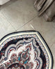 Vintage Persian Floral Arch Velvet Prayer Mat (70x115 cm)