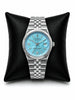 Rolex Style Semi-Automatic Jubilee Watch - Blue
