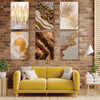 Set of 6 Premium Wall Art Photo Tiles – Modern Home Decor Sets 8x11