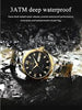 Premium Two-Tone Quartz Watch - Silver & Golden Chain