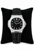 Patek Philippe Inspired Leather Strap Watch - Timepiece Accessory Designed For Wrist Timekeeping And Daily Fashion Routine - black strap