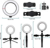 Multi Position Ring Light Dual Mobile Clip Ring Light, Live Broadcasting Bracket Fill Selfie Ring Light Phone Clamp Fill Lights Supplies Stabilizer Clip Phone Bracket