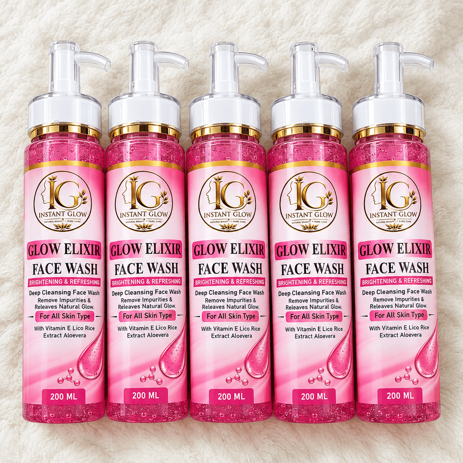 Glow Elixir Brightening & Deep Cleaning Face wash Natural Glow with Instant Glow 200ml