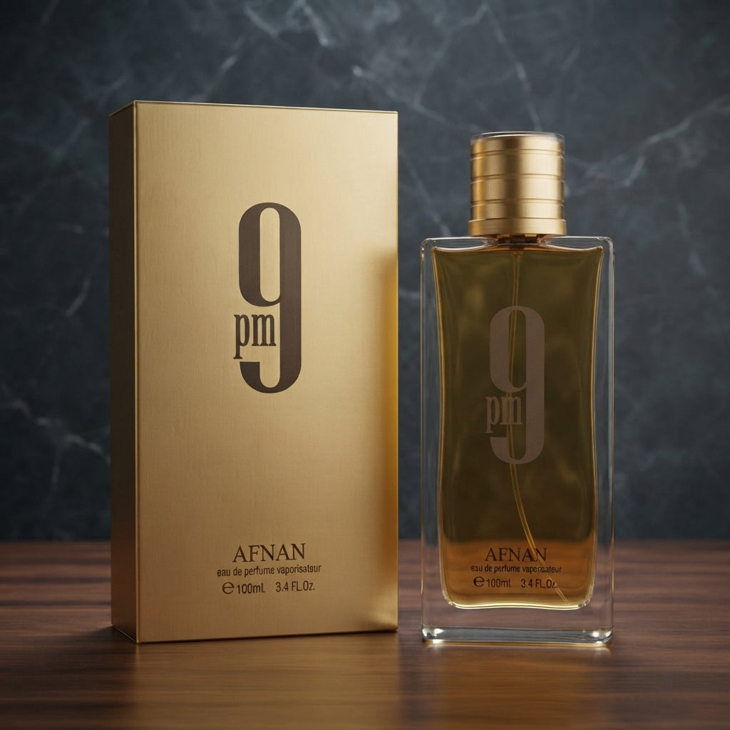 Afnan 9 PM Rebel Gold Edition Eau De Parfum For Men And Women - Personal Care Accessory Designed For Fragrance Enhancement - 100ML