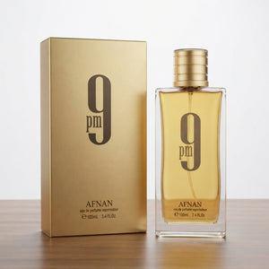 Afnan 9 PM Rebel Gold Edition Eau De Parfum For Men And Women - Personal Care Accessory Designed For Fragrance Enhancement - 100ML