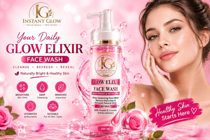 Glow Elixir Brightening & Deep Cleaning Face wash Natural Glow with Instant Glow 200ml