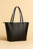 Brown Rexine Tote Bag for Girls School Office Use