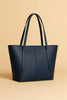 Brown Rexine Tote Bag for Girls School Office Use