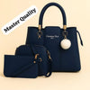 Green Leather 3Pcs Women Handbag Set