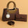 Pink Synthetic Leather Handbag with Belt & Keychain for Girls