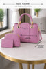 Girl's Leather Plain Hand Bag Set